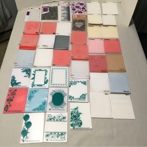 Embossing folder lot of 65 including Diamond Press, Sizzix, cuttlebug etc.